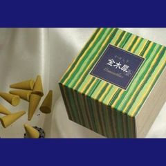 【人気商品】12個入 香立付 コーン ホワイト 金木犀 12個 かゆらぎ (x Kodo) 1) 日本香堂(Nippon