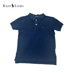 1473◯ LALPH LAUREN 110 ポロシャツ　ネイビー