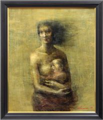 西村計雄 「アルプス」 油絵・油彩画 絵画 西村計雄 『アルプス』 油彩画 - 北海道画廊