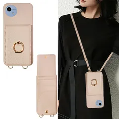 新品 aquos wish4 用 ケース ショルダー 可愛い スマホケース wish 4 sh-52e sh 52e 用 ストラップ 薄型 かわいい 携帯 背面手帳型 斜めかけ 肩掛け 首掛け 紐付き 韓国 軽量 カード収納 ショルダーケース おしゃれ 2wa