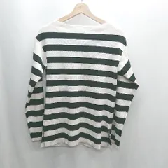 ◇ ⊇ OPAQUE.CLIP オペークドットクリップ ストレッチ素材 長袖 セーター サイズ40/L ブラック　アイボリー レディース E  【1410290051184】