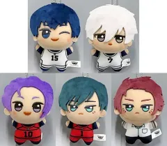 【中古】ぬいぐるみマスコット・ぬいぐるみバッジ 全5種セット ちびぐるみvol.6 「ブルーロック」