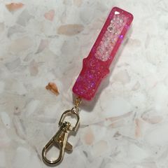 ペンライト シェイカー キーホルダー 紫 パープル NiziU マヤ