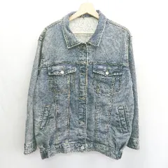 ◇ ⊇ INGNI イング デニム 長袖 ジャケット サイズM ブルー レディース E  【1501160001696】