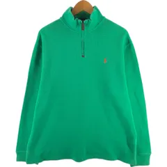 古着 ラルフローレン Ralph Lauren POLO RALPH LAUREN ハーフジップスウェットシャツ トレーナー メンズXL相当/eaa489781