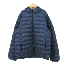 ユニクロ フーディジャケット ジャンパー アウター キッズ 男の子用 150サイズ ネイビー UNIQLO 【中古】