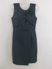 ◇ 31 Sons de mode レース リボン ノースリーブ ミニ ワンピース サイズ38 ネイビー レディース P  【中古】 【1209140001369】