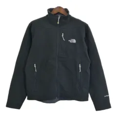 THE NORTH FACE ノースフェイス APEX ソフトシェルジャケット アウトドア ブラック (メンズ M) 中古 古着 T0760