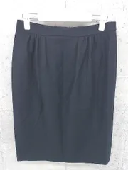 ◇ TOMORROWLAND collection トゥモローランドコレクション 膝丈 スカート 38 ネイビー *  【1002799196826】