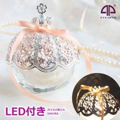 GC004-1 SAKURA サクラ 桜 ジュエリーボックス ピィアース 東京銀座PICALS 東京銀座ピカルス 可愛い ブランド おしゃれ プレゼント オブジェ 置物 動物 誕生日プレゼント プロポーズ LEDで光る mer12