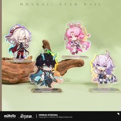 崩壊：スターレイル・公式　ちびキャラアクリルスタンド（列車周遊記）白露　景元　飲月　符玄