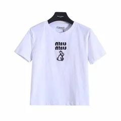 2024年最新】ミュウミュウ 半袖(Tシャツ)の人気アイテム - メルカリ