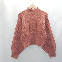 ◇ ⊇ N. Natural Beauty Basic ケーブルニットセットアップ ニット ワンピース サイズ M オレンジ系 レディース E  【1502030040470】