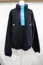 Made in U.S.A コロンビア Columbia レトロ ボアフリース プルオーバー ハーフスナップボタン スナップT ヴィンテージ Mサイズ