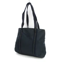 PRADA / プラダ ■セミショルダー　トートバッグ　ナイロン　ネイビー B5446 【バッグ/バック/BAG/鞄/カバン】 ブランド【中古】 