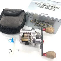 SHIMANO CALCUTTA CONQUEST 201DC ベイトリール 中古品】 シマノ 03カルカッタコンクエスト 201DC 左巻き