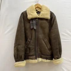 schott B3 フライトジャケット38 ムートンレザー USA製 Schott ショット B-3フライトジャケット リアルムートン