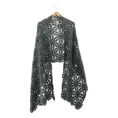 COMME des GARCONS COMME des GARCONS / コムコム | フラワー ニット ストール | グレー | レディース