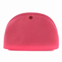トリーバーチ TORY BURCH コスメポーチ 化粧ポーチ 小物入れ シェル型 エンボス加工 ピンク /BM