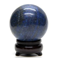 ラピスラズリ　51ｍｍ丸玉　台座付き_[NO.2]　☆天然石　スフィア　置石