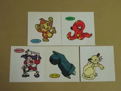 ポケモンデコキャラシール/5枚セット『ヒコザル/オクタン/バリヤード/ダンバル/ほか』