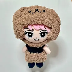 すのチルBIGぬいぐるみ　きぐるみ　ぶら下がらないシリーズ　薄茶のわんちゃんセット