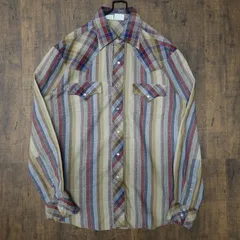 70s～ 希少US古着☆KENNINGTON ケニントン マルチカラー SIZE M