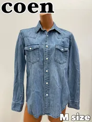 Coen コーエン【デニムシャツ】