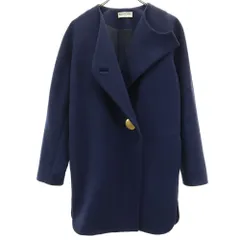 バレンシアガ フランス製 コート 34 ネイビー BALENCIAGA レディースのサムネイル