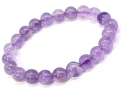 ラベンダーアメジスト ブレスレット 8mm パワーストーン ブレスレット レディース 天然石 数珠 アクセサリー