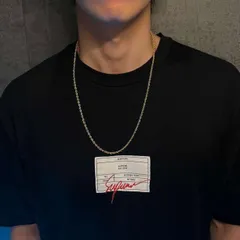 60cm ゴールド ロープチェーンネックレス メンズ レディース 長め ロング