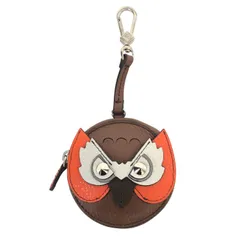 Furla フルラ フクロウモチーフ 小銭入れ コインケース レザー ブラウン【中古】【新品同様】【美品】レディース