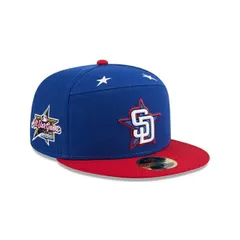 NEWERA ニューエラ 59FIFTY スプリットパネル 2025 MLB All Star Game Workout サンディエゴ・パドレス ブルー メンズ 男性 レディース 女性 帽子 ハット 小物 アクセサリー 送料無料 NEW ERA 国内正規品 正