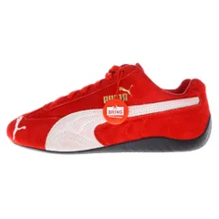 PUMA (プーマ) SPEEDCAT OG ALL TIME RED スピードキャット スウェード レザー ローカットスニーカー レッド/ホワイト US9/27cm 398846-02
