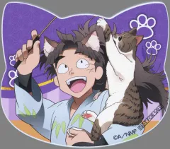 【中古】バッジ・ビンズ 竹谷八左ヱ門 ねこ型マグネットバッジ 「劇場版 忍たま乱太郎 ドクタケ忍者隊最強の軍師 in ナンジャタウン 開幕!“忍”形劇の段」 ミニゲーム 忍たまスクラッチ S賞