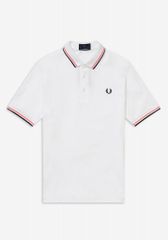 (フレッドペリー)FRED PERRY 半袖ポロシャツ テニス 通勤通学 旅行 M102 713 MADE IN JAPAN SHIRT WHITE