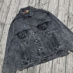 size L】88年製 Acid Black Levi's 70507 アシッドブラック 雰囲気系