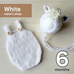 ６ヶ月白♪馬帽子&ロンパース♪ニューボーンフォト撮影衣装　午年　月齢フォト