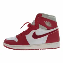 NIKE AIR JORDAN ナイキ ジョーダン スニーカー DJ4891-061 WMNS AJ1 High OG Newstalgia ウィメンズ エアジョーダン1 ハイ スニーカー レッド系 ホワイト系 29cm【中古】のサムネイル