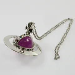 【姫路東店】 中古 Vivienne Westwood | ヴィヴィアンウエストウッド ネックレス NEWジャイアントオーブ 63020342 ワールズエンド限定 シルバー 【136】