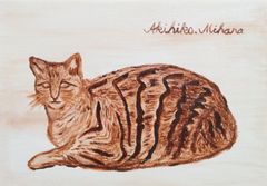 猫のルー】SM 絵画 原画 油絵 油彩 キャンバス 猫 ネコ 猫の絵 猫のルー】SM 絵画 原画 油絵 油彩 キャンバス 猫 ネコ 猫の絵