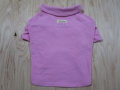 WHCY ウォームハートカンパニー　Sサイズ　胴回り55cm　襟付きミニ裏毛Tシャツ　ピンク　美品中古