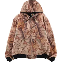 古着 カーハート Carhartt アクティブジャケット 迷彩柄 リアル