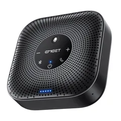 【在庫セール】EMEET M0Plus スピーカーフォン 会議用 マイクスピーカー Bluetooth対応 4つのAIマイク 360全方向集音マイク エコー・ノイズのキャンセリング 連結機能付き 16人まで対応 USB-C接続 双方向通話 オンライン会議・テ