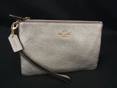 ■極美品■ COACH コーチ G1777-23513 レザー マルチケース マルチポーチ 小物入れ レディース ゴールド系 DJ4857
