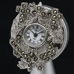 アンティークゴールドコーティングペンダントトップ ロザリー