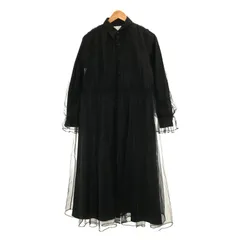 レア　 noir kei ninomiya　編みニットフードワンピース　23AW レア noir kei ninomiya 編みニットフードワンピース 23AW