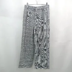 ◇ Θ ローリズファーム お洒落　大人 チェック柄カジュアルパンツ サイズM ブラック系　イエロー系 レディース E  【1507080000245】