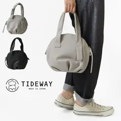 【TIDEWAY タイドウェイ】PUF LOOSE BOSTON / ボストンハンドバッグ パフ (T3000)正規品 レディース 本革 牛革 ブランド かばん 鞄 バック シンプル ナチュラル きれいめ 上品 カジュアル おしゃれ 黒 30代 40代
