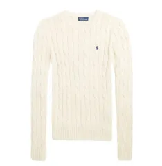 Ralph Lauren(ラルフローレン) ピマコットン ケーブル編み ニット クリーム/グレー/ネイビー/ブラック S ／ M